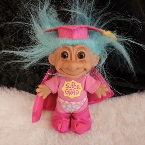 Vintage 4" Super Grad Troll Doll